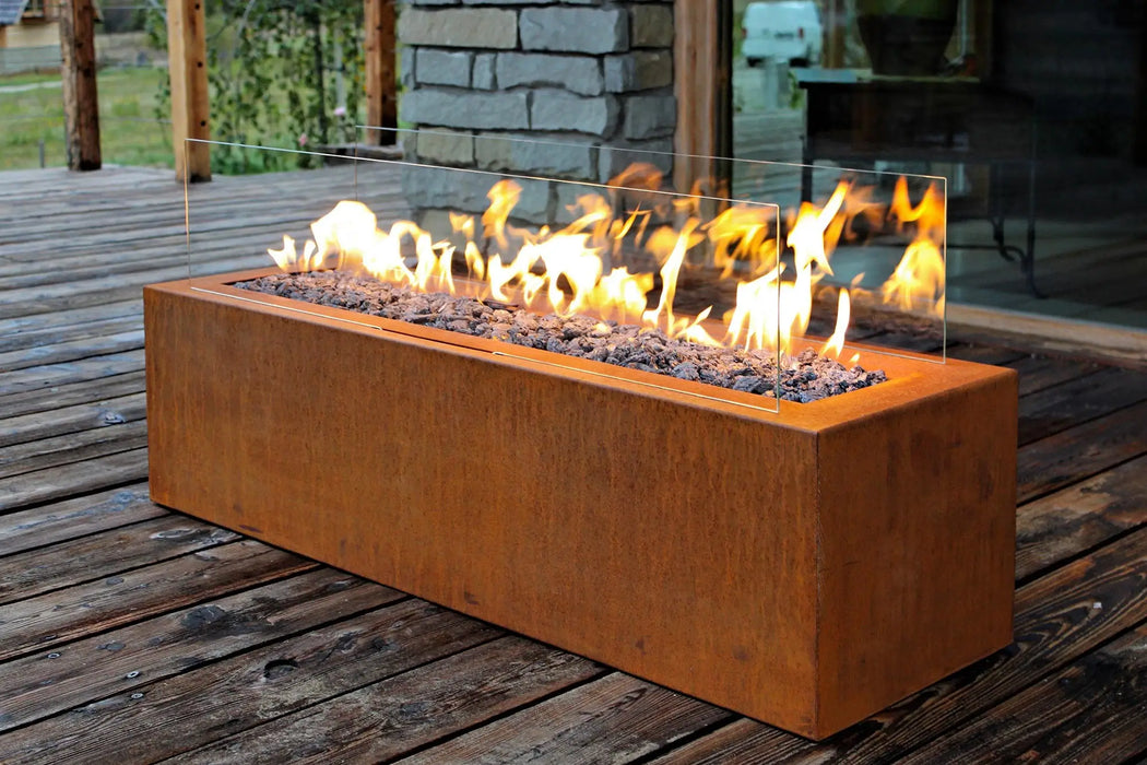 Modern Outdoor Gas Propane Firepit Table